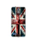 Casotec London Flag wallpaper Design Printed Silicon Soft TPU Back Case Cover for Jio Phone Next