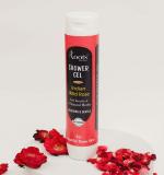 Roots Botanix Natural Freshness Brightening Body Wash 100% Natural Ingredients, Liquid Shower Gel for Glowing Skin (Rose 200 ML Pack-1)