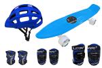 Jaspo Blue Ride On Penny Board Pro Skateboard combo 22 X 5.5 inch,10 yrs