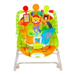 Baby Moo Green Infant To Toddler Happy Baby Bouncer With Hanging Toys Green