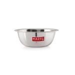 HAZEL Stainless Steel Serving Bow | Snacks Serving And Mixing Bowl Set | Kitchen Accessories Items, 350 ML