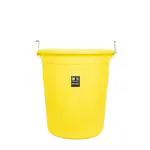 KKR Industries Heavy Duty Plastic Storage Bucket 50 Litres (Yellow)