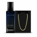 VILLAIN WILD COMBO Hydra 20ml Perfume & Gold Plated Chain