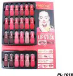 Pinkline Multicolor Cream Lipsticks Matte Finish Long Lasting Lipstick, 3.8 G (Set Of 24)