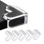 Corner Protector for Sharp Edges Set of 5 Clear Corner Guards High Resistant Adhesive Baby Proof Protector for Kids Stop Child Head Injuries Tables Furniture & Bed Room Baby Protection