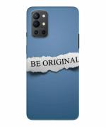 BHAI COVER OnePlus 9R , 1+9R Blue Polycarbonate Be Original Stylish Designer 3D Printed Mobile Phone Back Cover