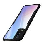 RUPELIK Vivo V21e 5G (Eagle) Shock Proof Clear Protective Hybrid TPU & PC Transparent Back Crystal Clear Eagle Case Cover for Vivo V21e 5G (Black/Transparent)