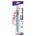 Pentel Arts Aquash Water Brush | Medium Flat Tip | Nylon Brush (XFRH-MH)