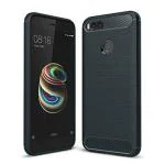 Zapcase Black Rubber Back Cover For Xiaomi Mi A1 19.5 x 13.5 x 2 cm