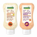 Naturin Combo Pack of 2- Jalapeno Mayo 290g and Chipotle Mayo 290g | Gluten Free | 100% Vegetarian & Eggless Mayonese | Mayonnaise