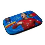Prezzie Villa Pencil Box for Boys Big Pencil Case for Kids EVA Hardtop Pencil Pouch Stationery Orgenizer for Kids Football Pencil Pouch Multipurpose Pencil Box Boys (Pack of 1) (Ronaldo)