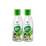 Kottakkal ayurveda Baby Oil - 100ml, Herbal Massage Oil With Virgin Coconut Oil (Pack of 2)