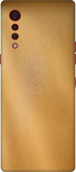 SRG INFOTECH Lg Velvet 5G Golden Vinyl Mobile Skin