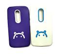 CLUBCLASSY TPU Back case Cover Soft Designer Pack of 2 pc. Compatible for Motorola Moto g 2nd gen Mix Color