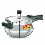 Prestige Deluxe Plus Aluminium Outer Lid Mini Pressure Handi, 3 Litre, Silver
