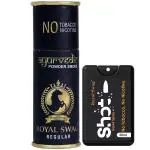 ROYAL SWAG Ayurvedic & Herbal Cigarette Regular Flavour (05 Sticks) With 20ml Shot - Smoking Cessasion | Helps in Quit Smoking