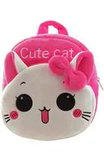 Toil Moil MGS Pink Cute cat Soft Bagpacks For Small Kids For Play School