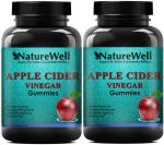 Naturewell Apple Cider Vinegar Gummy Vitamins Pro, 30 Gummies Each (Pack Of 2)