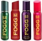 Fogg Victor Deodorant, Delicious Deodorant, Paradise Deodorant, Monarch Deodorant Spray, 120 Ml (Pack Of 4)