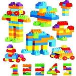 Vastate 60 pcs Building Block Toys with Wheels for Kids, Best Gift Toy for Kids.