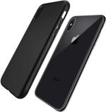 XOVO Back Cover for Apple iPhone X (Black, Dual Protection, Silicon, Pack of 1)
