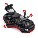 INCLUS SHOP Diecast Metal Car Model 1/24 Benz AMG GTR RB Toy Cars for Kids Boy Girl Zinc Alloy Pull Back Toy Car with Sound and Light Gift and Collectible Car - Multi Color