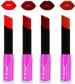 OUR BEAUTY Multicolor Rich Color Matte Lipsticks Set (Set Of 4)