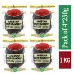 Miltop American Dried Cranberry 250 g (Pack of 4)