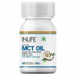Inlife Pure MCT Oil C8 C10 Keto Diet Friendly Advanced Product, 500mg ,60 Veg Caps
