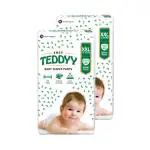 Teddyy Easy Double Extra Large (XXL) Size - 84 diapers| Pack of 2 |(15-25 kg)Baby Diaper Pants Upto 10hrs Protection, Anti bacterial, Anti Rash
