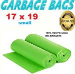 BRUZZLINE GREEN 17x19 PACK OF 2 x 30 ( 60 BAGS ) Small 10 L Garbage Bag (60Bag )