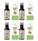 BURNISH Ekdant Harmony Hair Oil: Natural Infusion for Growth, Nourishment, and Daily Care - Paraben & Silicon-Free, Ideal for All Hair Types 100 ML (Pack Of 4)