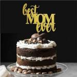 The Party Store Cake Topper for Best Mom