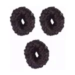 MAYAKSH Brown Set of 3 Jalebi Juda Bun For Women & Girls