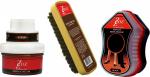Zedz Combo Of Instant Shoe Shiner, Shoe Cream And Shoe Brush