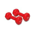 Vector X Men And Women Red Pvc Dumbbells (6 Kg)