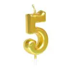 Hippity Hop Golden Number Birthday Candle