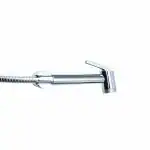 PARRYWARE PLUTO Series HEALTH FAUCET / TOILET GUN ( Chrome ) | PVC Pipe, Wall Hook Included, ABS Body | Toilet Spray Gun / Health Faucet Set with Pipe/ Hose and Wall Hook | E8384A1