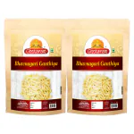 Ghotaram Saurashtra Farsaan Bhavnagri Gathiya Namkin Namken Fried Gram Flour Sticks, Carom Seeds||BHAVNAGRI GATHIYA||Fried in Healthy Groundnut Oil | Ganthiya Namkeen-150g*2Pack