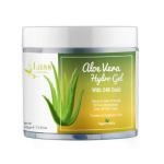 Lass Naturals Aloe Vera Gel with 24 K Gold Leaf Hydro Organic Non-Toxic Aloe Vera Gel for Acne, Scars, Glowing & Radiant Face, Hair and Skin Treatment 100ml