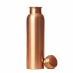 Anaro Pure Copper Handmade premium Yoga seam Less Leak Proof water Bottle 1000 ml Each Pack Of 1