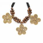 Shilpogram Brass Black Dhokra Jewellery For Women