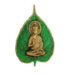 SoilMade Green Patta Buddha Hanging Green Colour Size Approx 12 CM