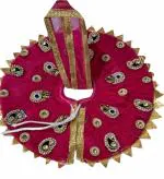 PRABHUVATI FASHION Laddu Gopal Poshak, Thakur Ji Dress, Dress for Kanha Ji, Fancy Dress for Bal Krishna, Dress for Krishna (red, 4 Number)