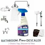 LA ONE Bathroom Power DeScaler for 10X cleaning of Tab , Tiles , Fittings (Lime Scale Remover) 450ml