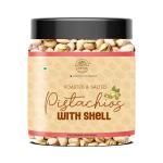 LDM foods Dry Fruits Roasted & Salted Jumbo Pistachios Super Crunchy & Delicious Healthy Snack Pistachios with shell-200gm