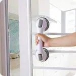 Anti Slip Support Toilet Bathroom Safe Grab Bar Handle Vacuum Sucker Suction Cup Handrail Grip (Multi Color, 1-PCS)