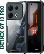 MOZETTE Back Cover for Infinix GT 10 Pro (Transparent, Dual Protection, Pack of 1)