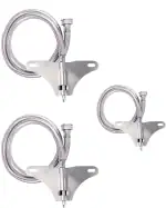 Bathroom Jet Spray Ennius Bathroom Hand Shower and Toilet Shower Jet Spray, Portable Bidet Spray for Toilet | Toilet Hand Jet Spray, (Jet Spray Straight, 1 Meter PVC Tube) ( Pack of 3 ).