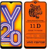 Hot Selling Edge To Edge Tempered Glass for ; VIVO Y20I |Pack of 1